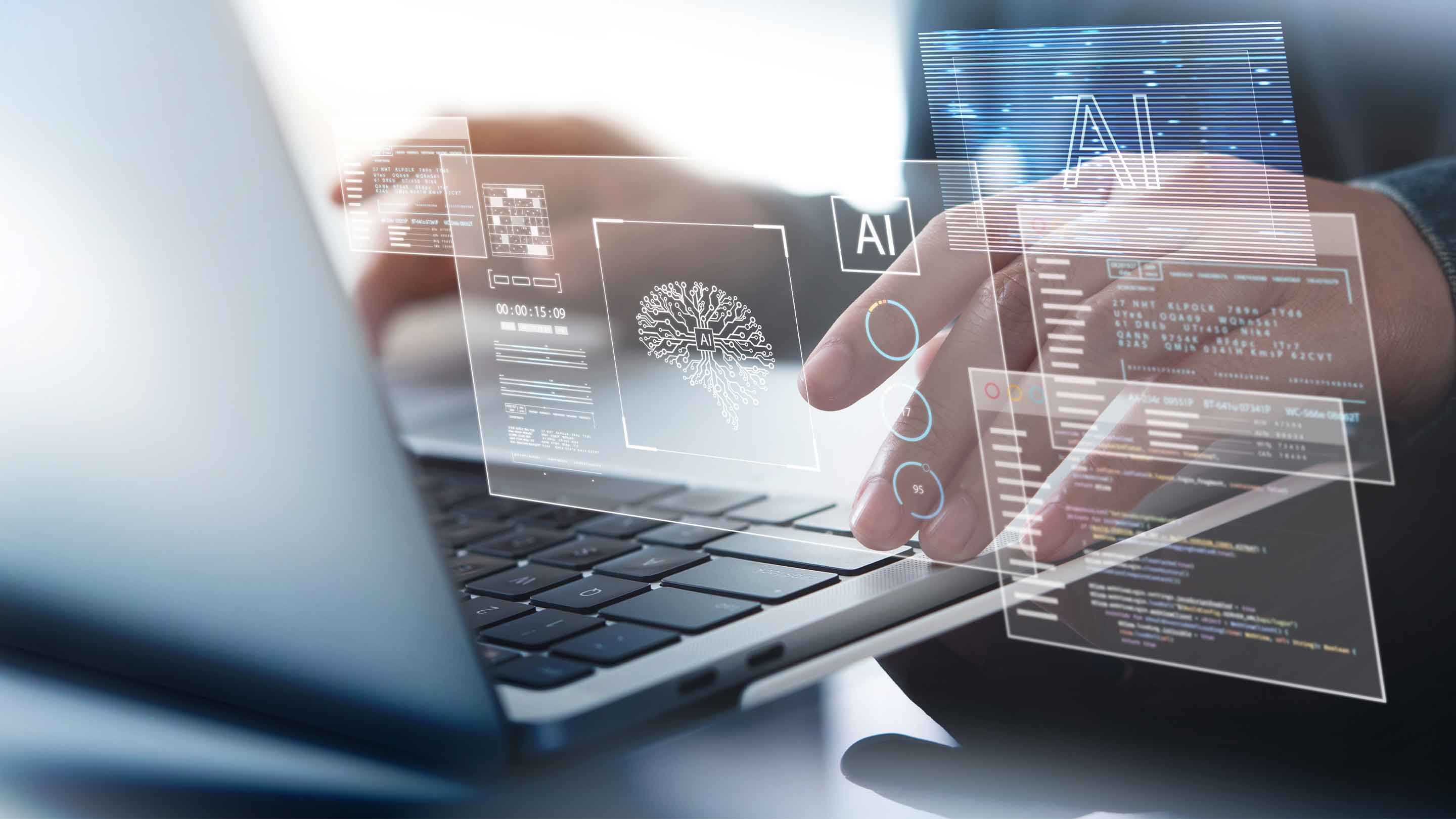 Image représentant l'IA sur la technologie