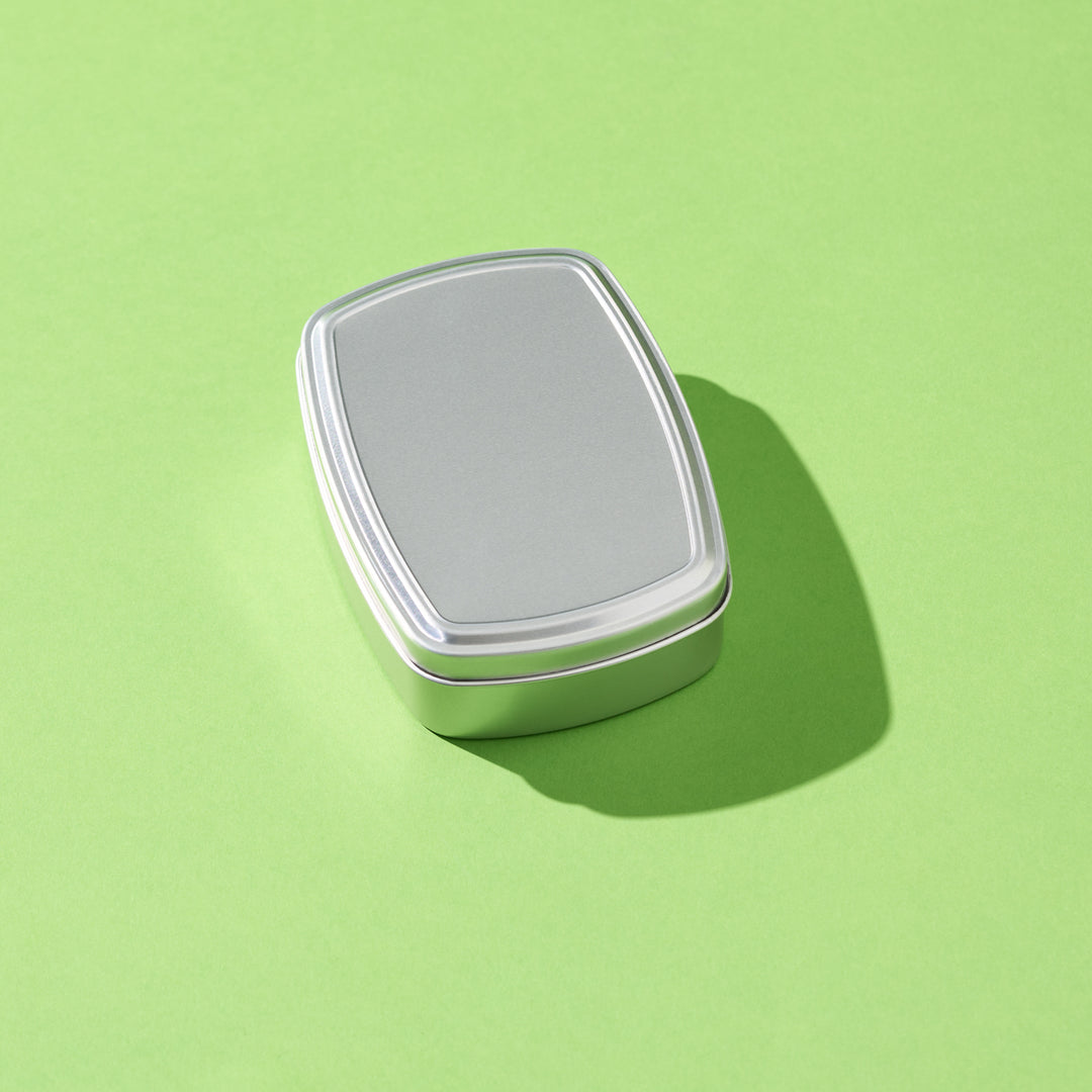 Boîte aluminium rectangulaire argenté