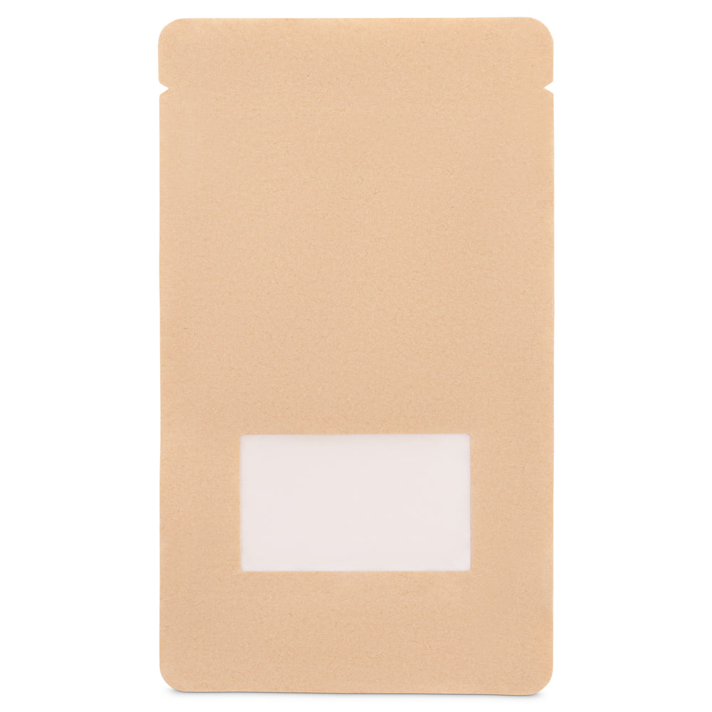 Pochette debout avec fenêtre
