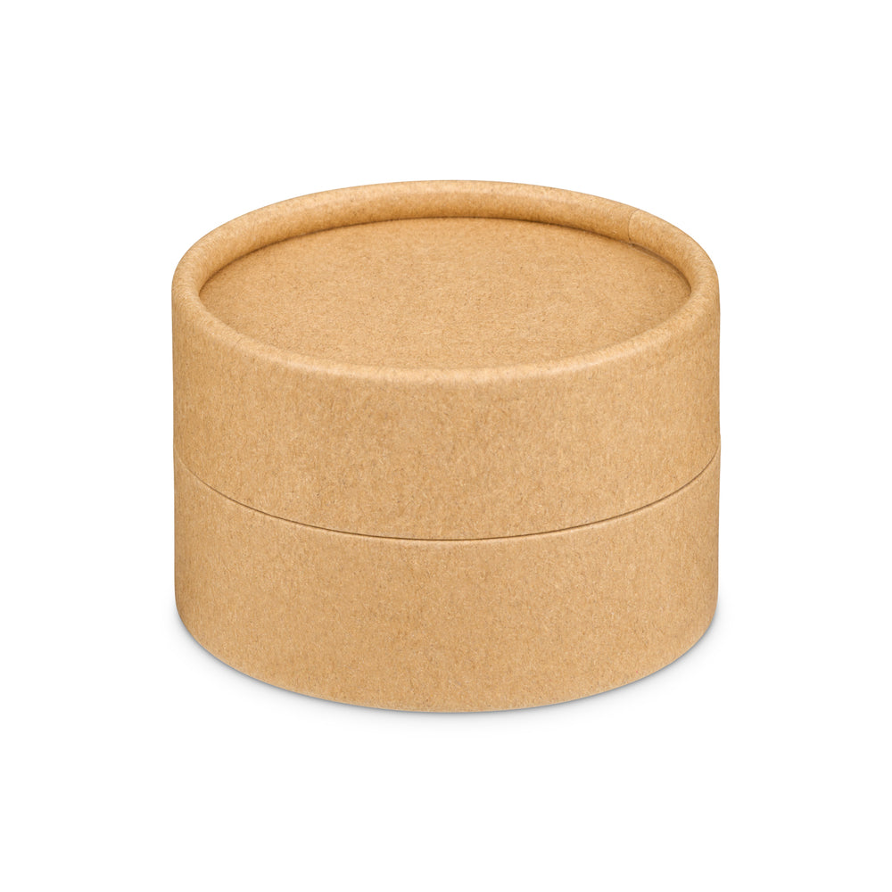 Pots en carton avec une pellicule protectrice intérieure, disponibles en kraft brun