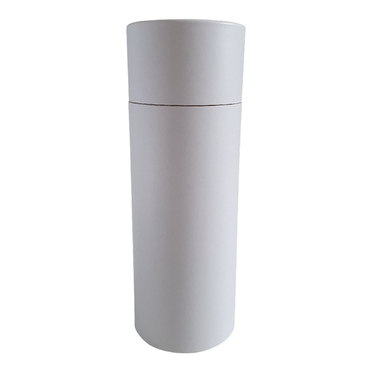 Tube en carton Blanc