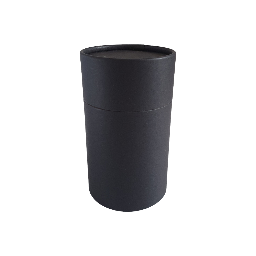 Tube en carton Noir