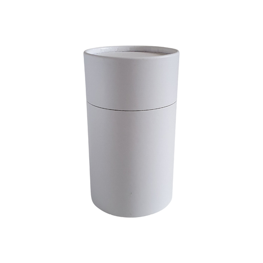 Tube en carton Blanc