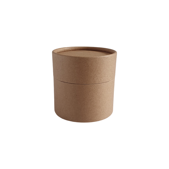 Tube en carton Kraft brun