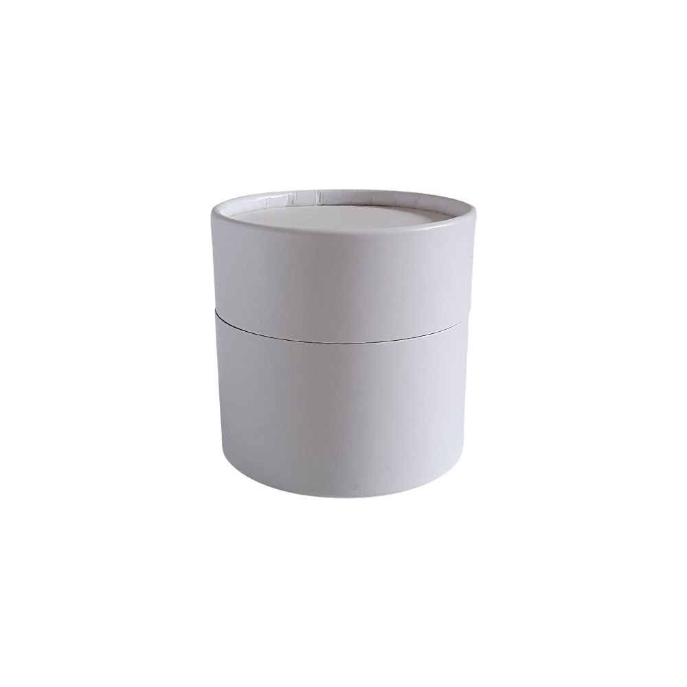 Tube en carton Blanc