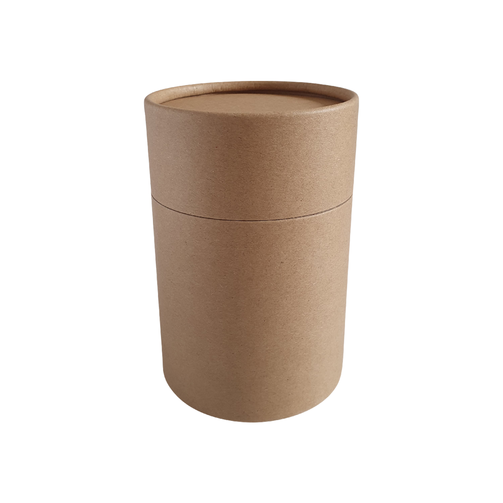 Tube en carton Kraft
