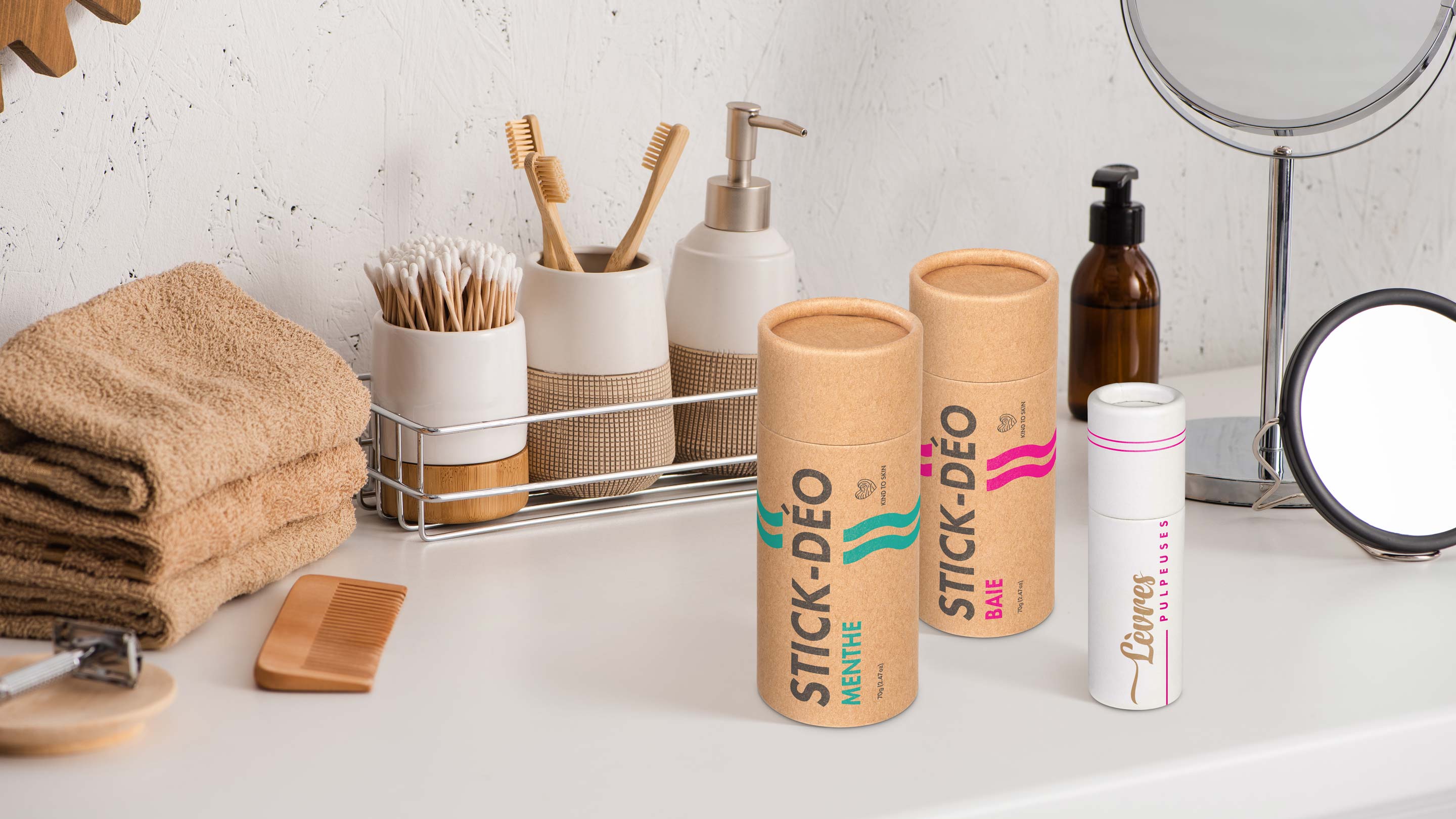 Tubes Déodorants en Carton