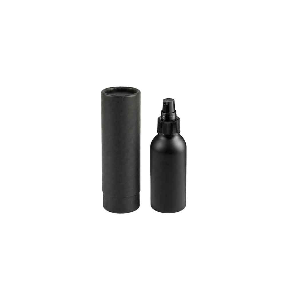 Bouteilles en aluminium à bouchon à vis avec pompe ou atomiseur en option