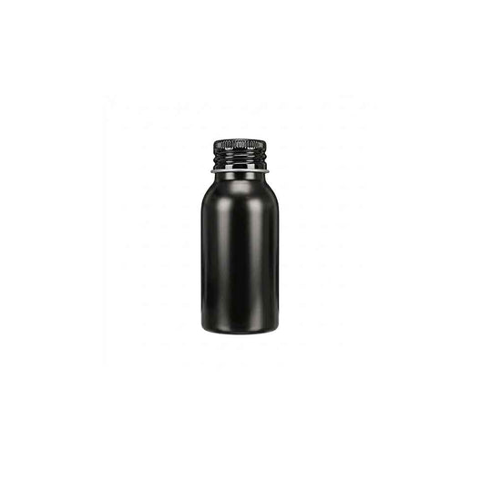 Bouteille en aluminium noir brillant (50 ml)