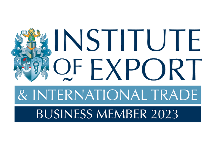 Logo des membres de l'Institut de l'exportation et du commerce international 2023.