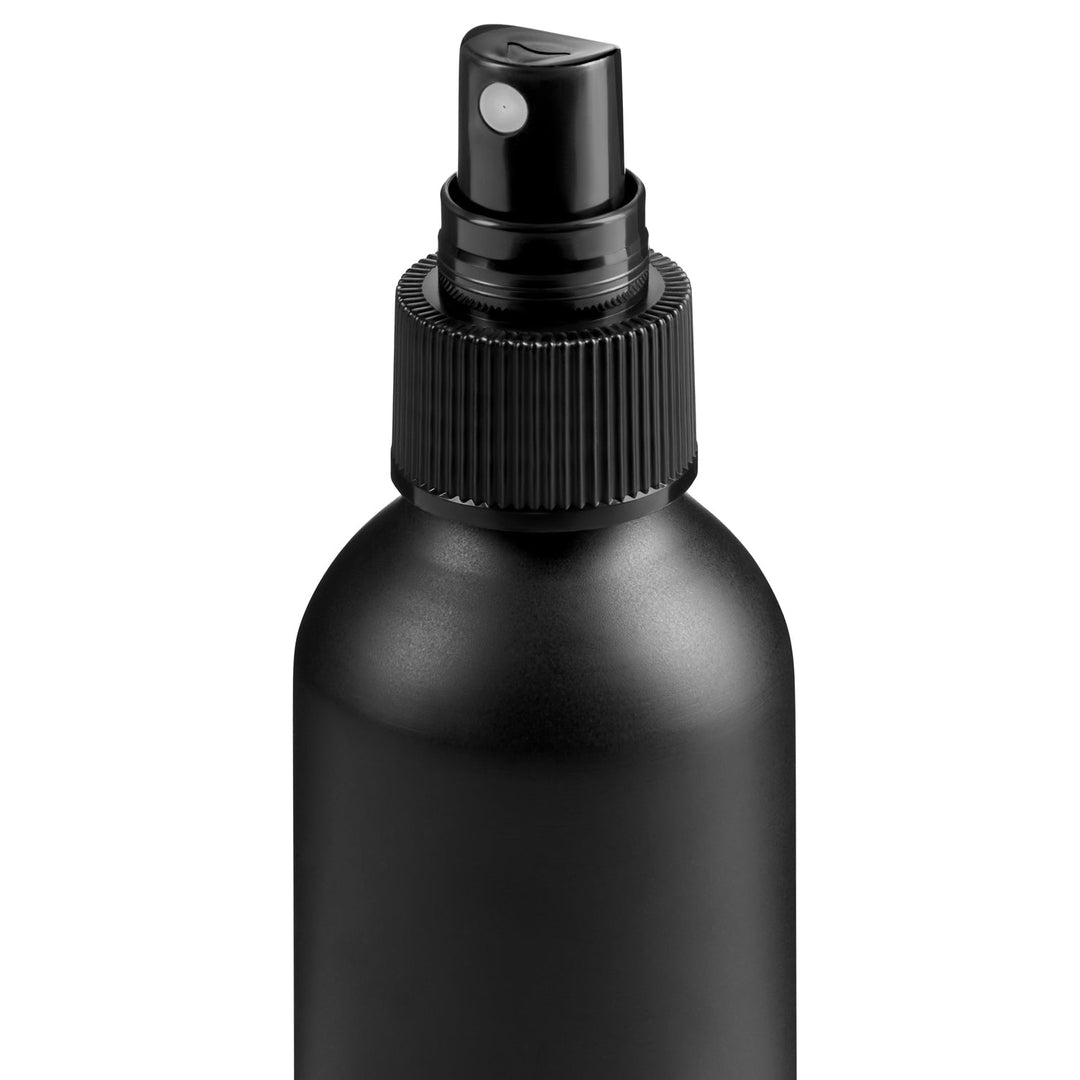 Bouteilles en aluminium à bouchon à vis avec pompe ou atomiseur en option
