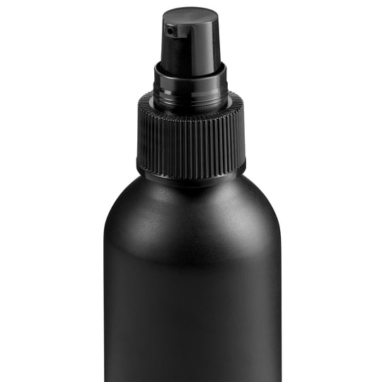 Bouteilles en aluminium à bouchon à vis avec pompe ou atomiseur en option