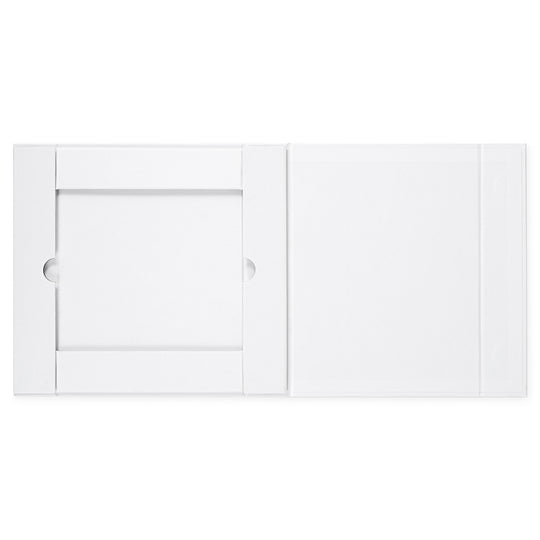 Boîtes cadeaux magnétiques A5 à plat en noir et blanc