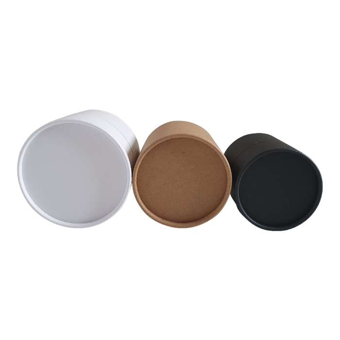 Tubes en carton Noir, Blanc ou Kraft